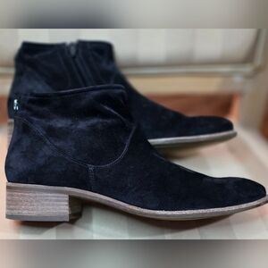 PAUL GREEN LOGAN BLACK SUEDE ANKLE BOOTS Size 7 EXCELLENT CONDITION